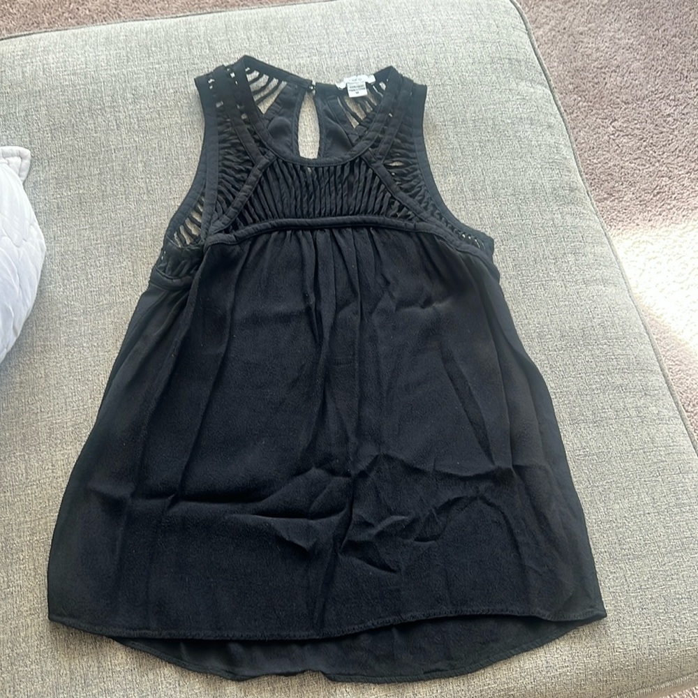 Bar III black dressy top